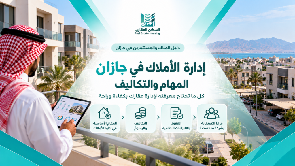 إدارة الأملاك في جيزان: المهام والتكاليف قبل التعاقد