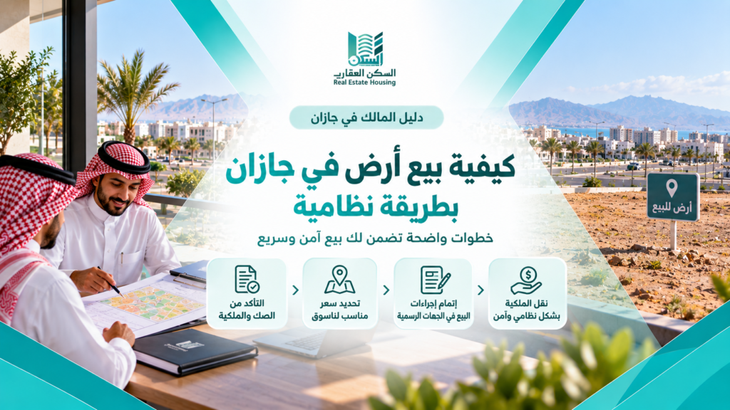 كيفية بيع أرض في جيزان بطريقة نظامية: دليل المالك