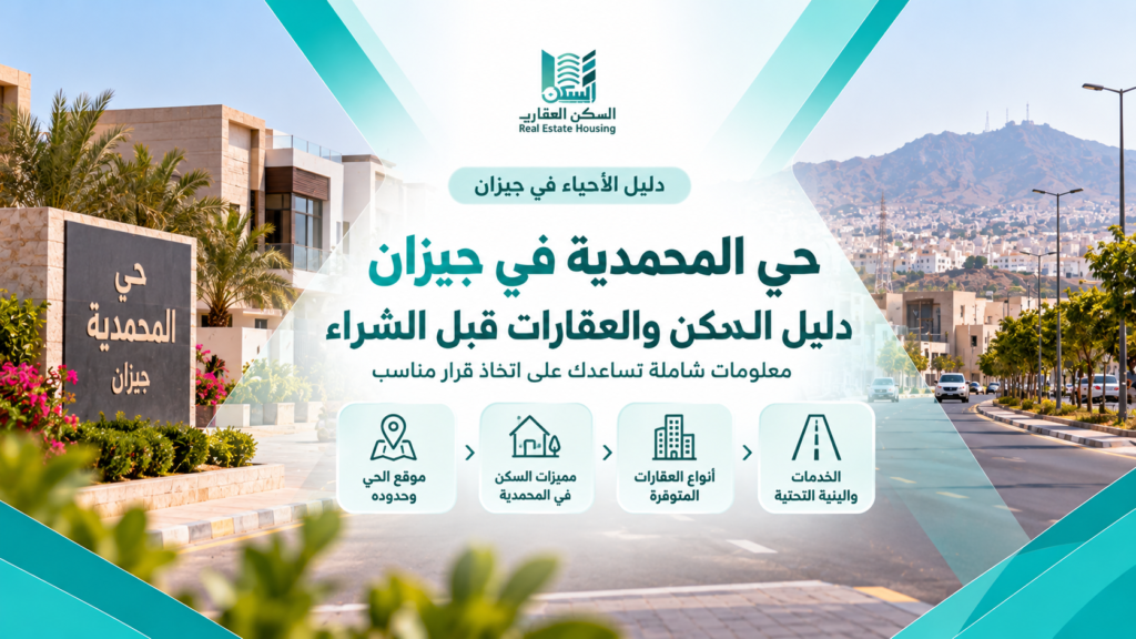 حي المحمدية في جيزان: دليل السكن والعقارات قبل الشراء